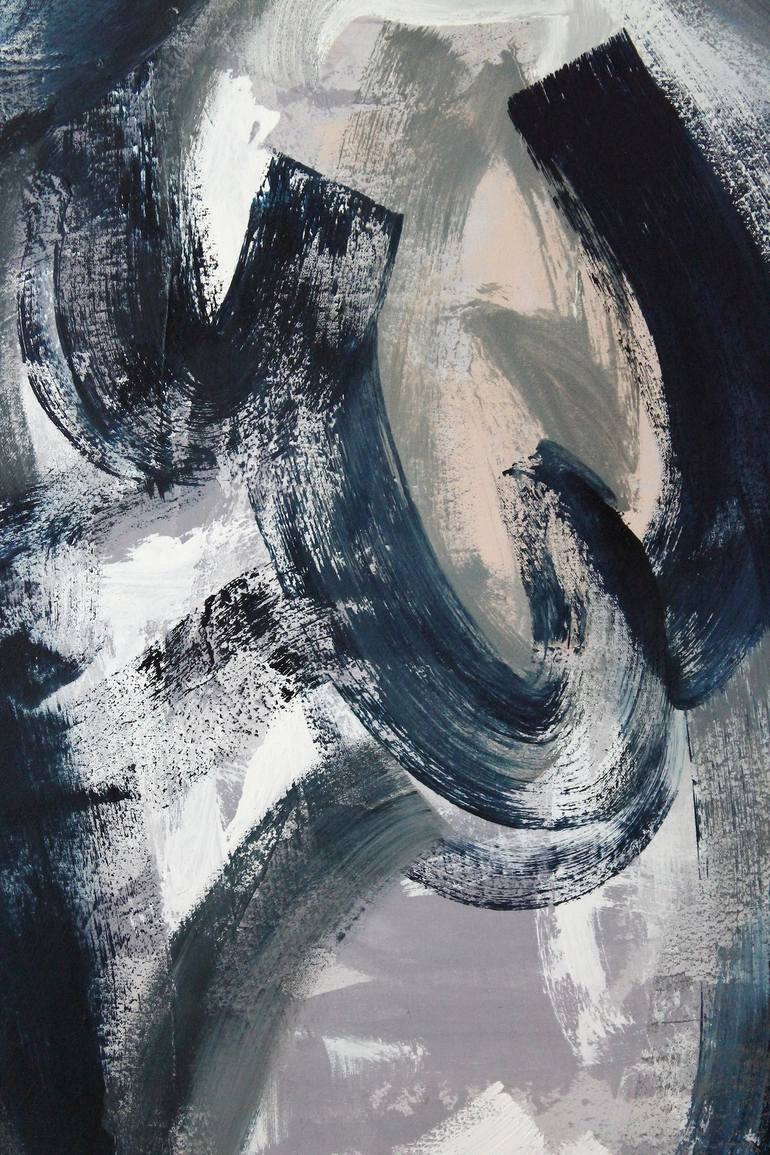 Original Abstract Expressionism Abstract Painting by Naoko Paluszak