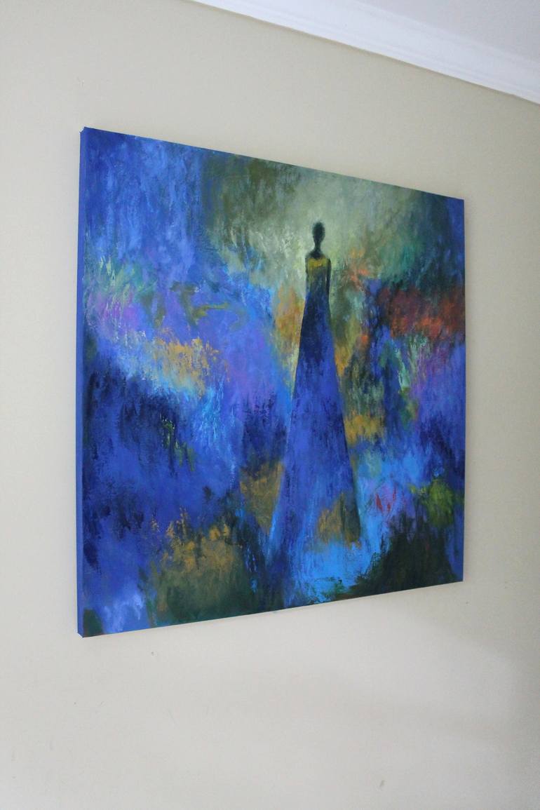 Original Abstract Expressionism Fantasy Painting by Naoko Paluszak