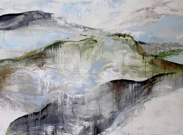 Original Abstract Expressionism Landscape Paintings by Naoko Paluszak