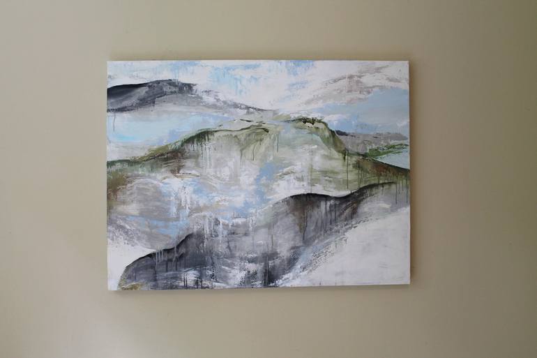 Original Abstract Expressionism Landscape Painting by Naoko Paluszak