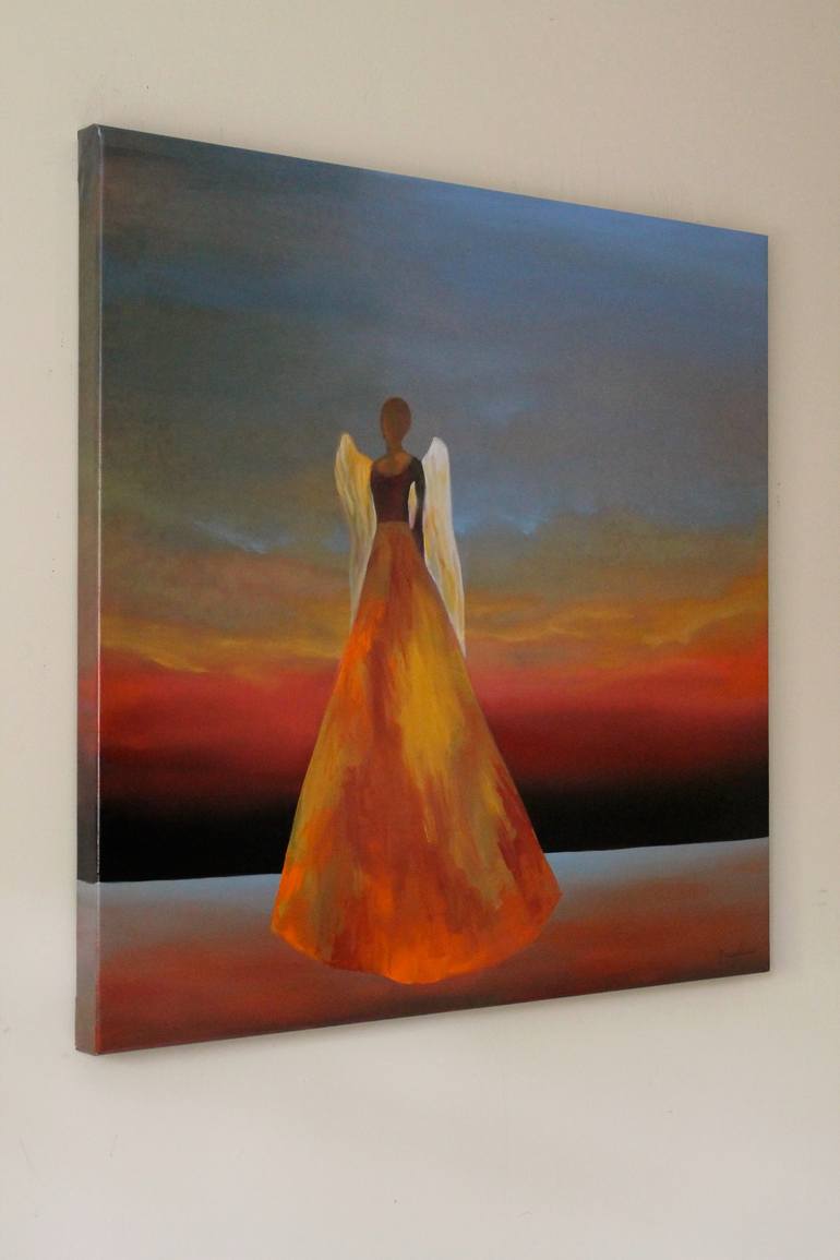 Original Expressionism Fantasy Painting by Naoko Paluszak