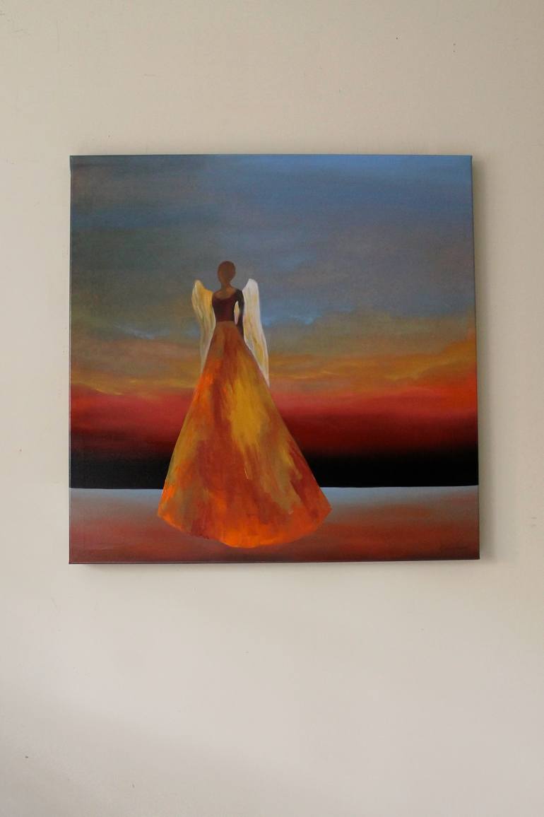 Original Expressionism Fantasy Painting by Naoko Paluszak