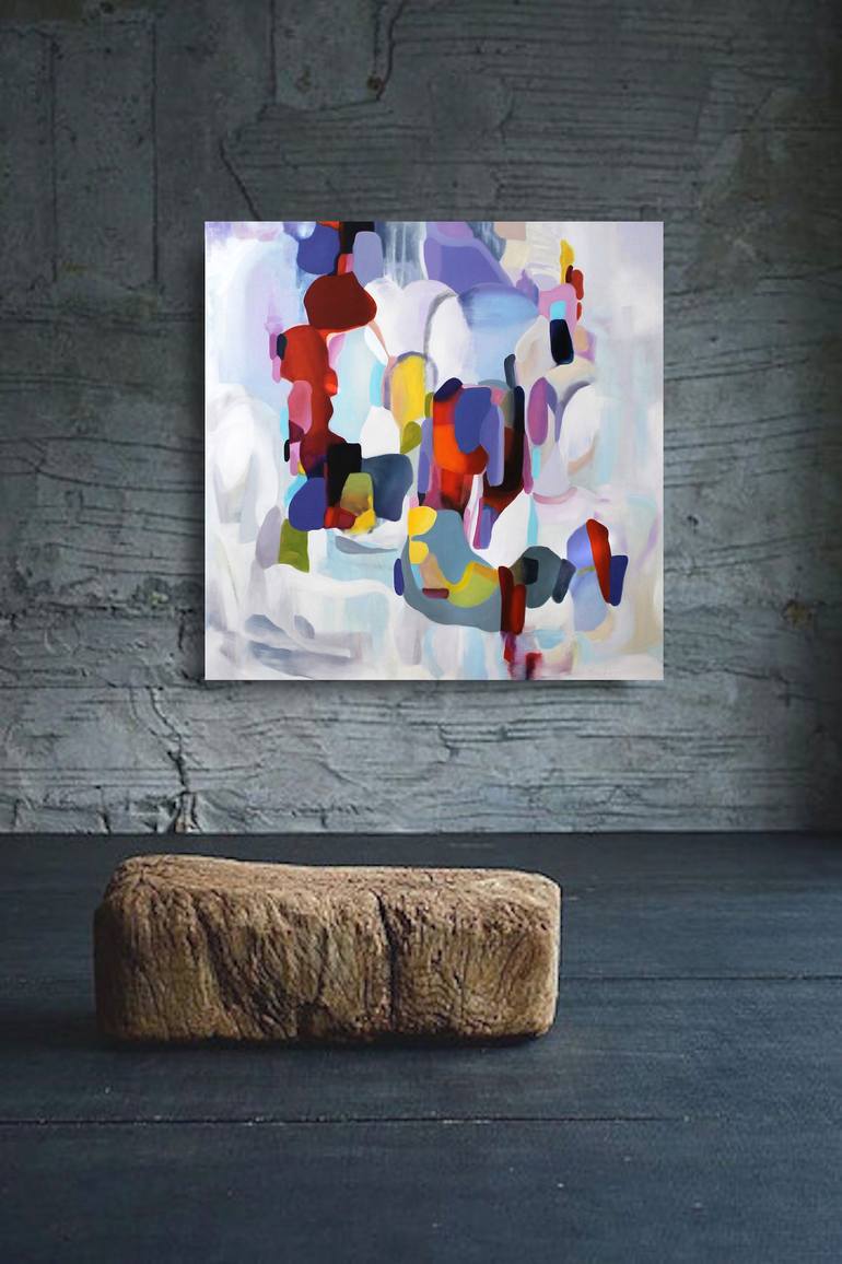 Original Abstract Expressionism Abstract Painting by Naoko Paluszak