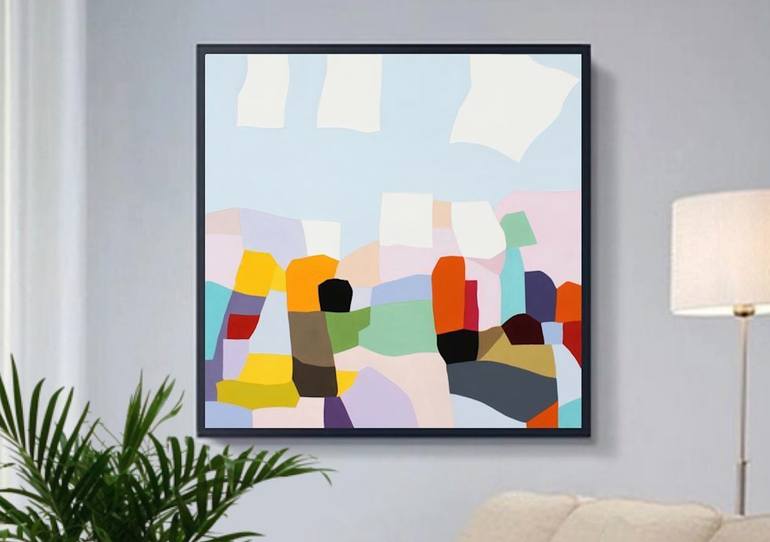 Original Abstract Painting by Naoko Paluszak