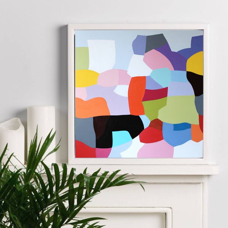 Original Abstract Painting by Naoko Paluszak