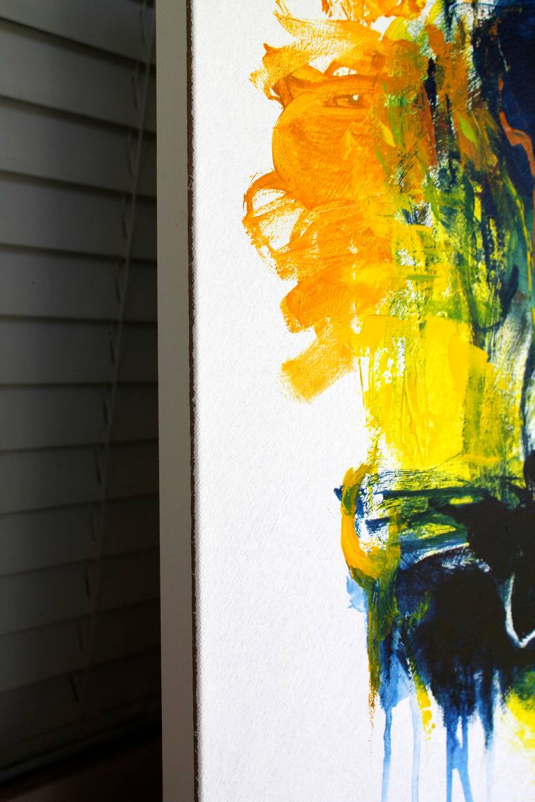 Original Abstract Expressionism Abstract Painting by Naoko Paluszak