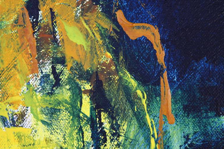 Original Abstract Expressionism Abstract Painting by Naoko Paluszak