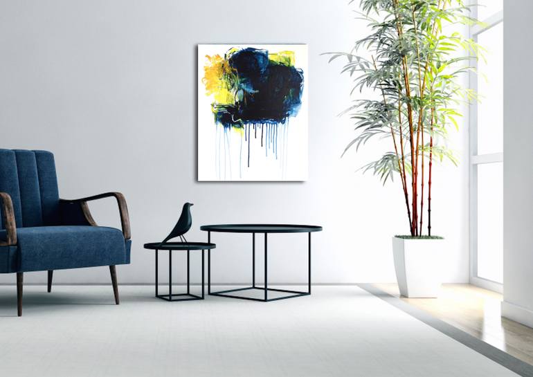 Original Abstract Expressionism Abstract Painting by Naoko Paluszak