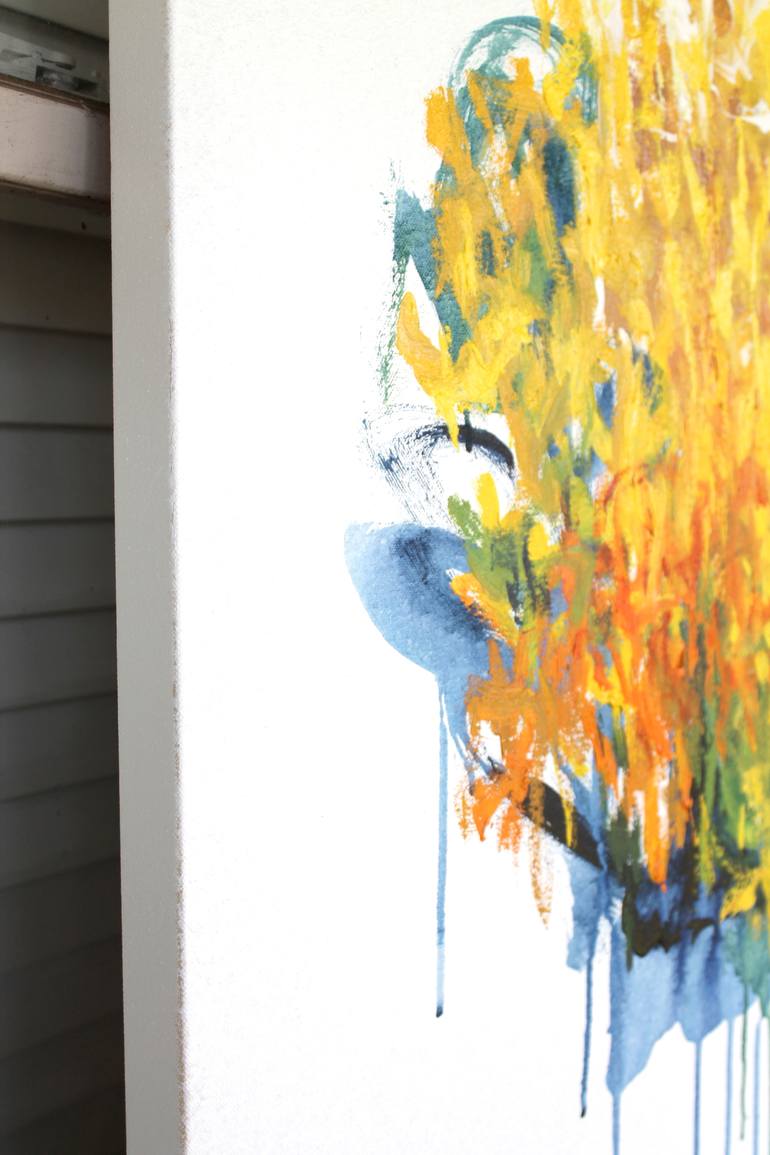 Original Abstract Expressionism Abstract Painting by Naoko Paluszak