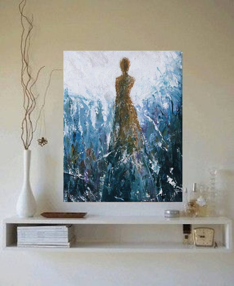 Original Figurative Women Painting by Naoko Paluszak