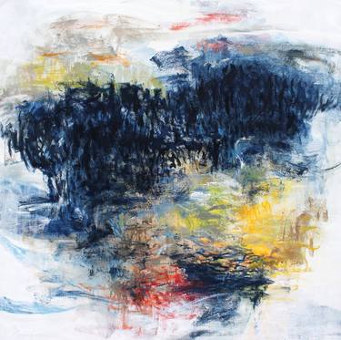 Original Abstract Expressionism Abstract Paintings by Naoko Paluszak
