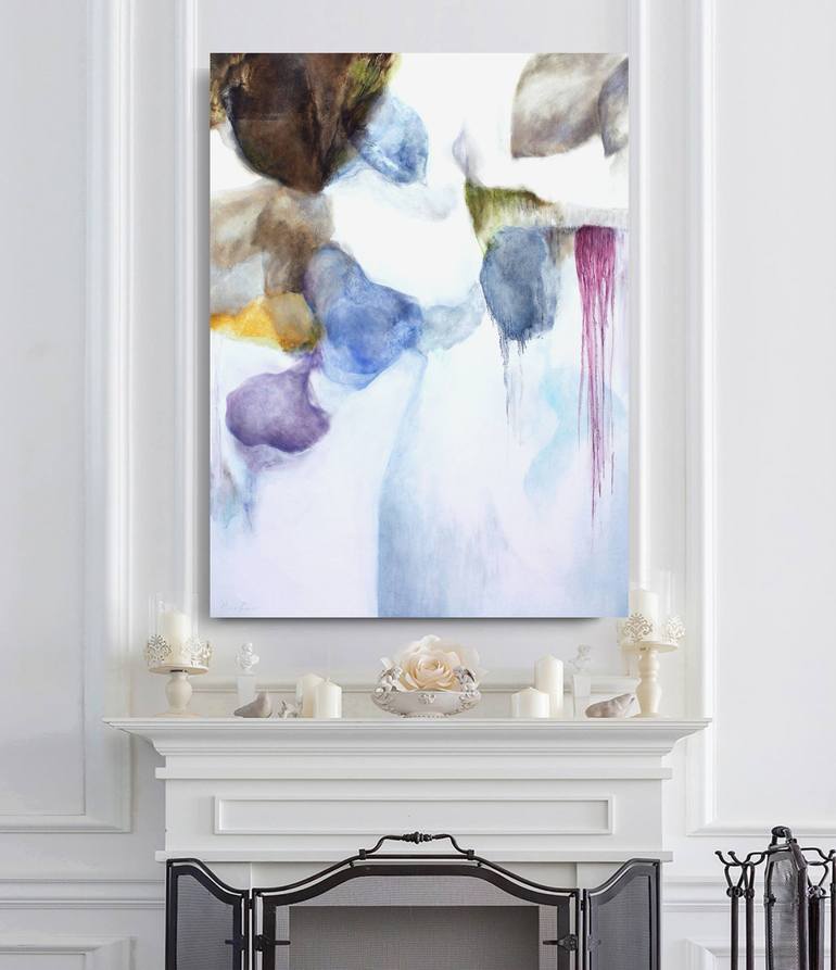 Original Abstract Expressionism Abstract Painting by Naoko Paluszak