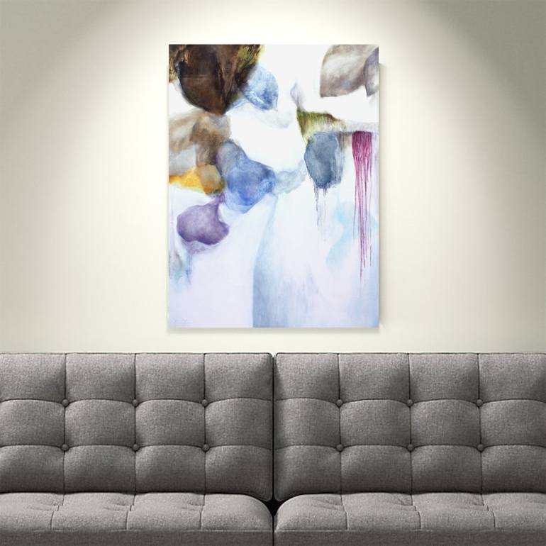 Original Abstract Expressionism Abstract Painting by Naoko Paluszak