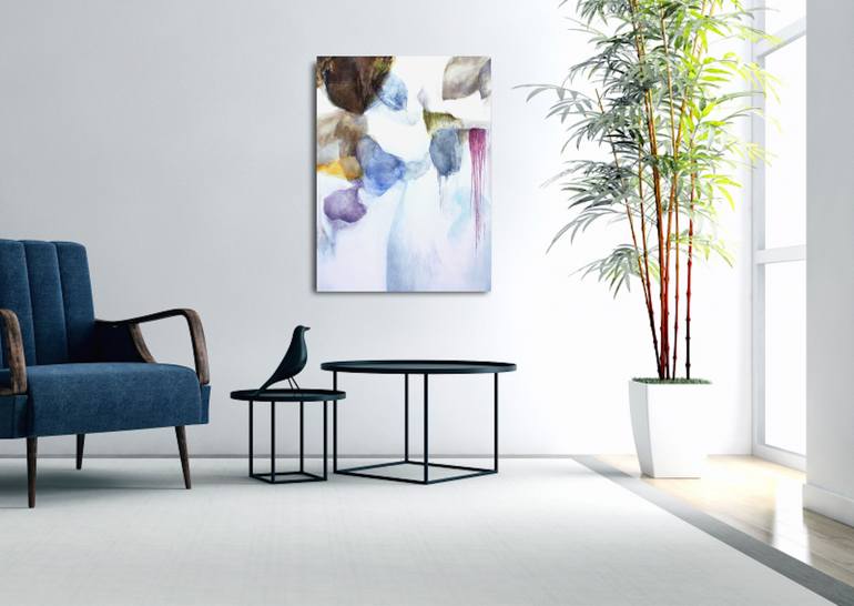 Original Abstract Expressionism Abstract Painting by Naoko Paluszak