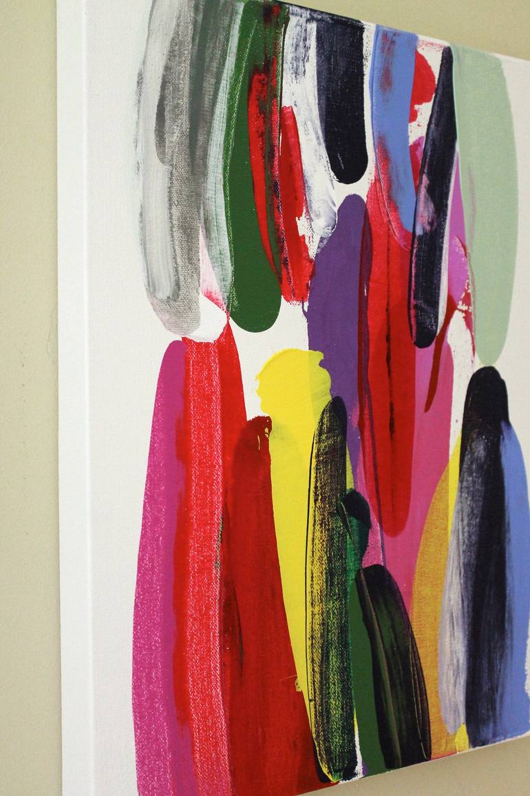 Original Abstract Expressionism Abstract Painting by Naoko Paluszak