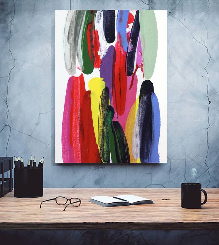 Original Abstract Painting by Naoko Paluszak