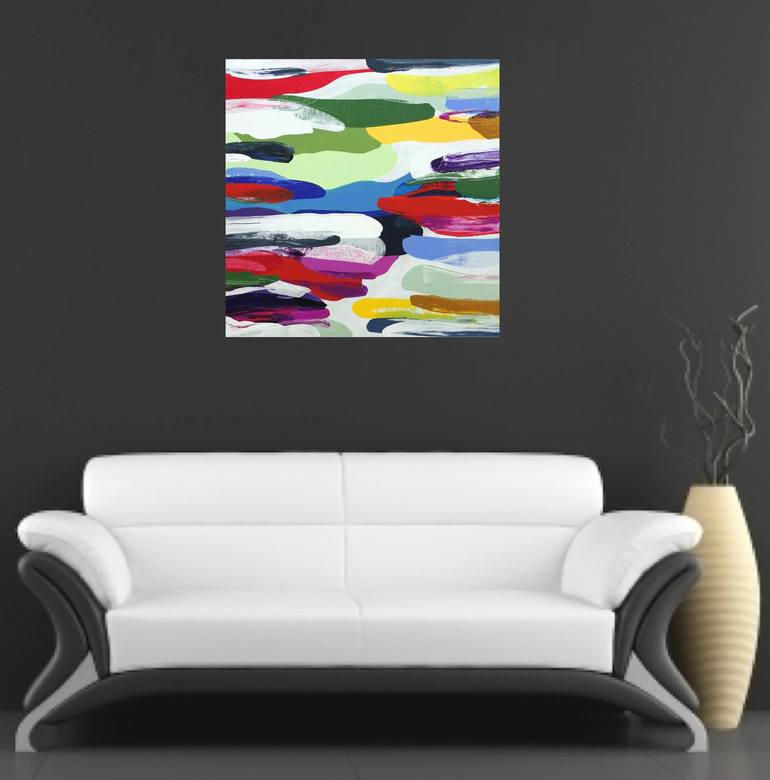 Original Abstract Painting by Naoko Paluszak