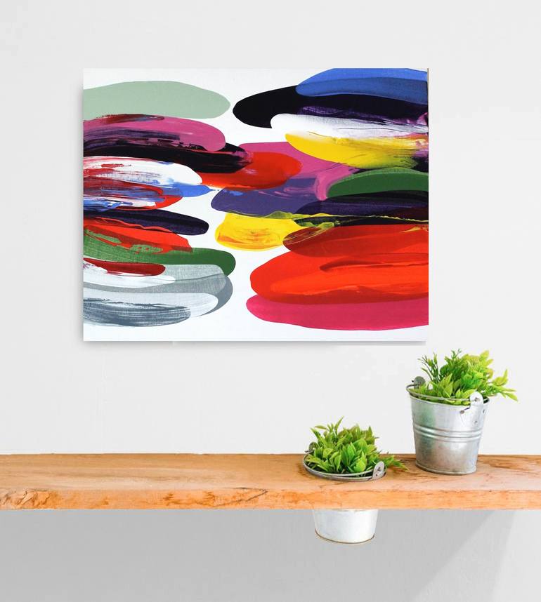 Original Abstract Painting by Naoko Paluszak