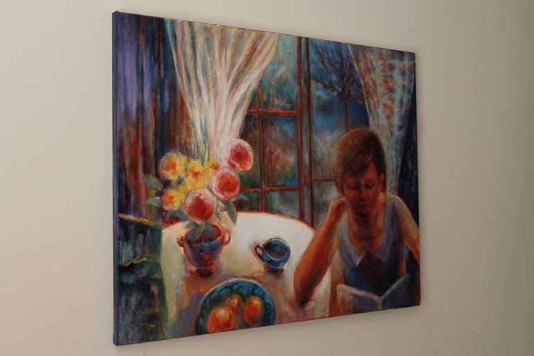 Original Expressionism Portrait Painting by Naoko Paluszak