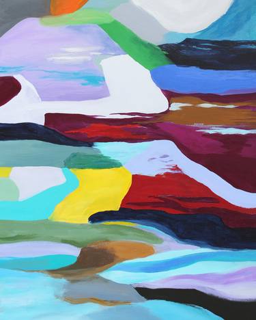 Original Abstract Paintings by Naoko Paluszak