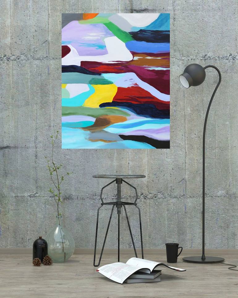 Original Abstract Painting by Naoko Paluszak