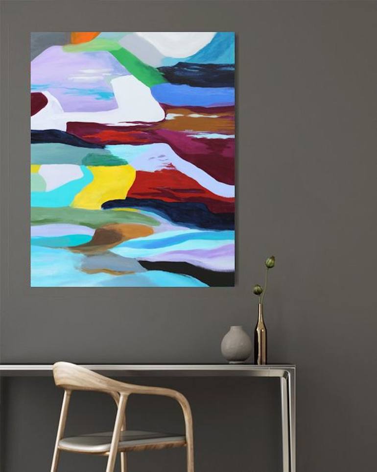 Original Abstract Painting by Naoko Paluszak