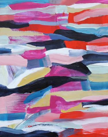 Original Abstract Expressionism Abstract Paintings by Naoko Paluszak