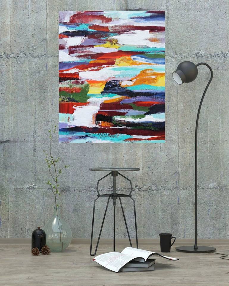 Original Abstract Painting by Naoko Paluszak