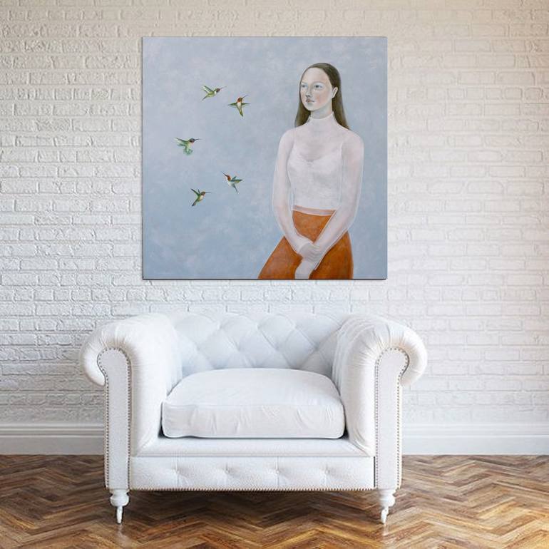 Original Figurative People Painting by Naoko Paluszak