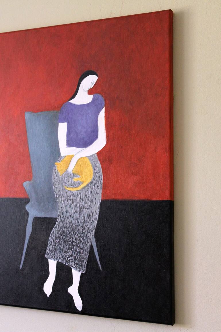 Original Figurative People Painting by Naoko Paluszak
