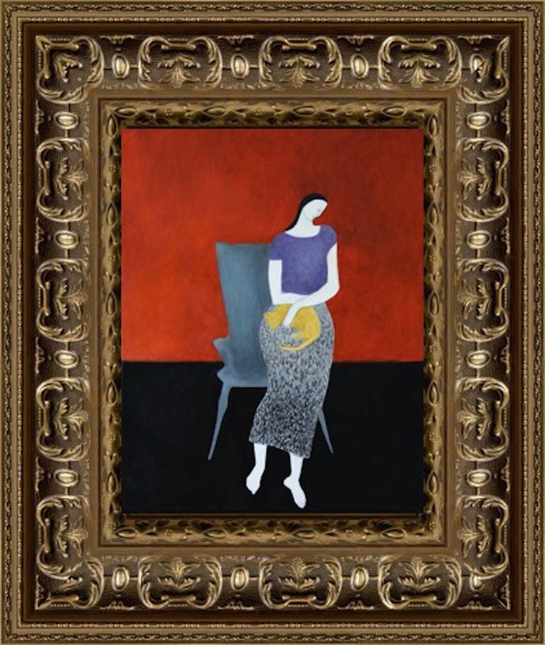 Original Figurative People Painting by Naoko Paluszak