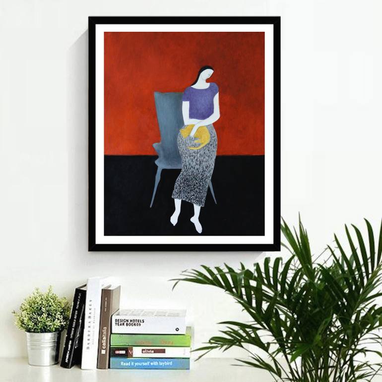 Original Figurative People Painting by Naoko Paluszak