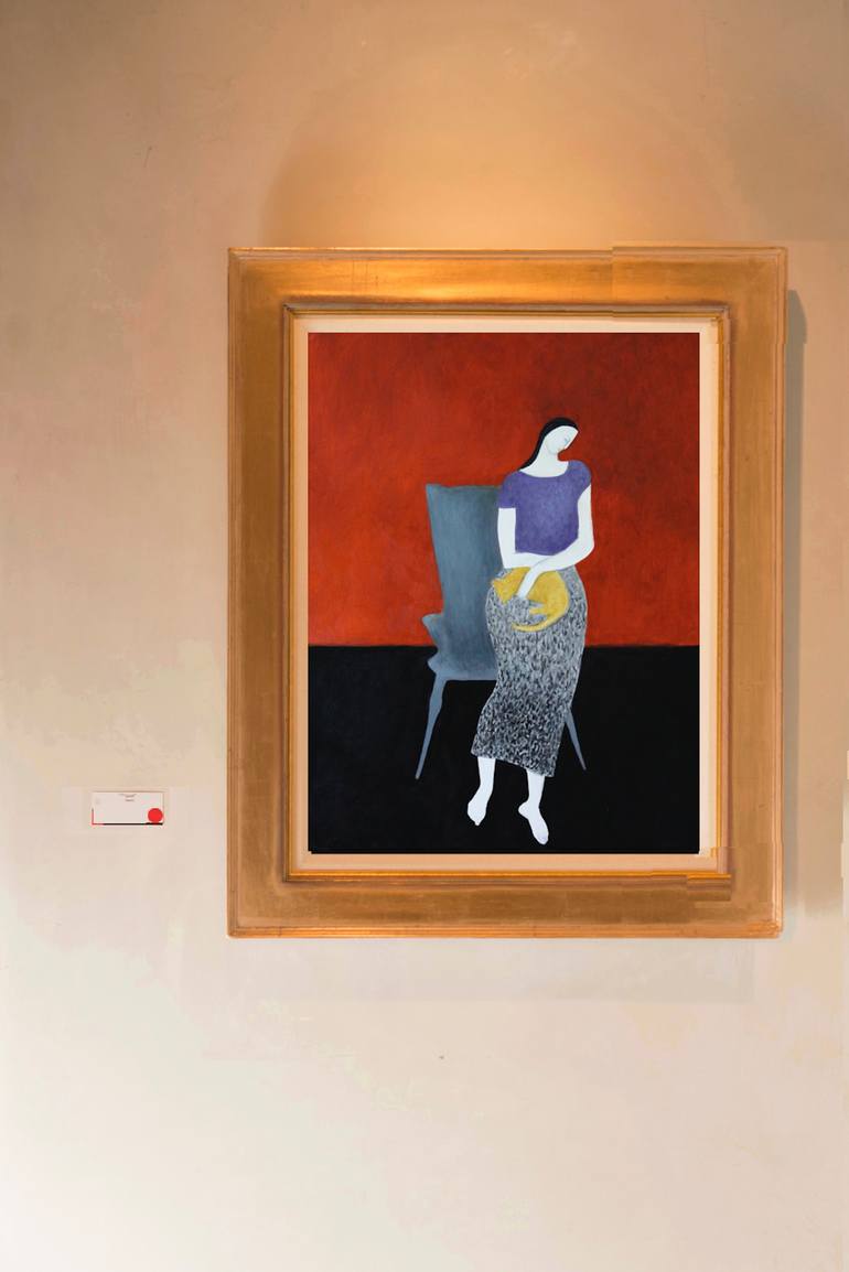 Original Figurative People Painting by Naoko Paluszak