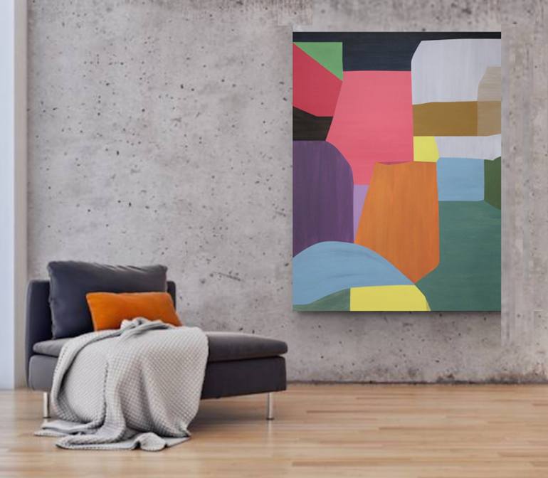 Original Geometric Painting by Naoko Paluszak