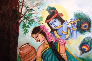 Original Realism Religious Paintings by Lavanya Venkatesh
