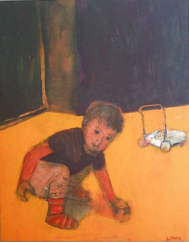 Print of Expressionism Children Paintings by Katarzyna Litwin