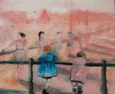 Print of Figurative People Paintings by Katarzyna Litwin