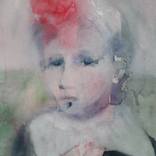 Girl with a flower by Katarzyna Litwin