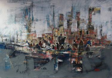 Print of Expressionism Boat Paintings by Massimo Onnis