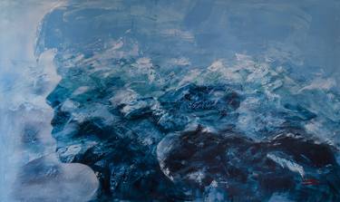 Print of Abstract Expressionism Seascape Paintings by Massimo Onnis