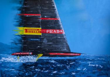 Original Expressionism Sport Paintings by Massimo Onnis