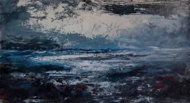 Original Abstract Expressionism Seascape Paintings by Massimo Onnis