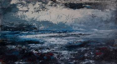 Print of Abstract Expressionism Seascape Paintings by Massimo Onnis