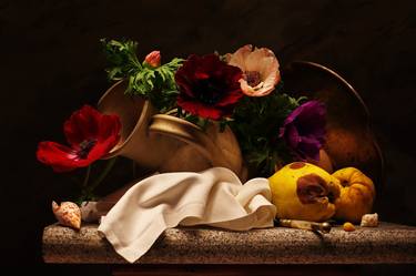 Still life with late Anemones thumb