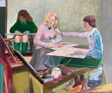 Original Impressionism Education Paintings by Stephen MacPhail