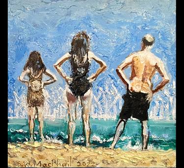 Original Impressionism People Paintings by Stephen MacPhail