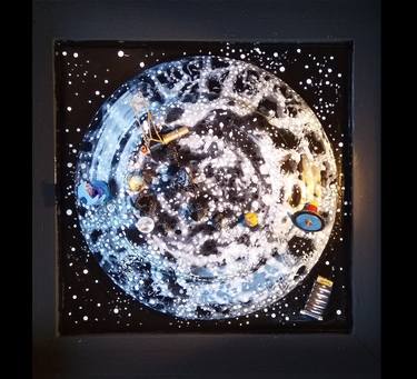 Original Impressionism Outer Space Paintings by Stephen MacPhail