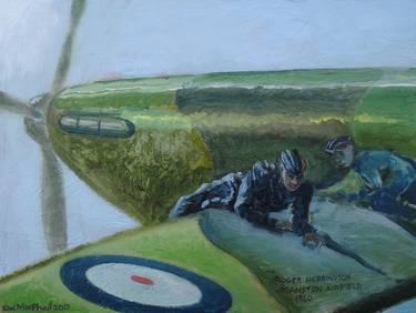 Roger Herrington Servicing a Hurricane: The Battle Of Britain thumb