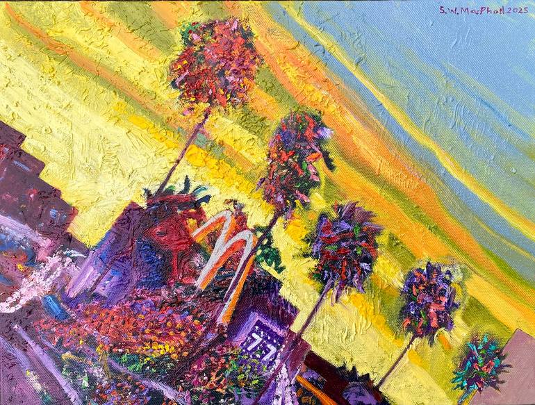 77 Sunset Strip (Hollywood) Painting by Stephen Macphail | Saatchi Art