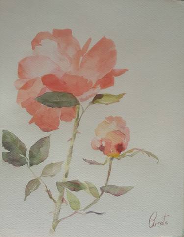 Print of Figurative Floral Paintings by Arrate Alonso